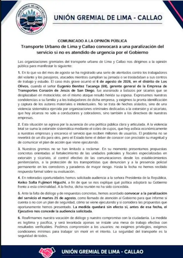 paro de transportistas