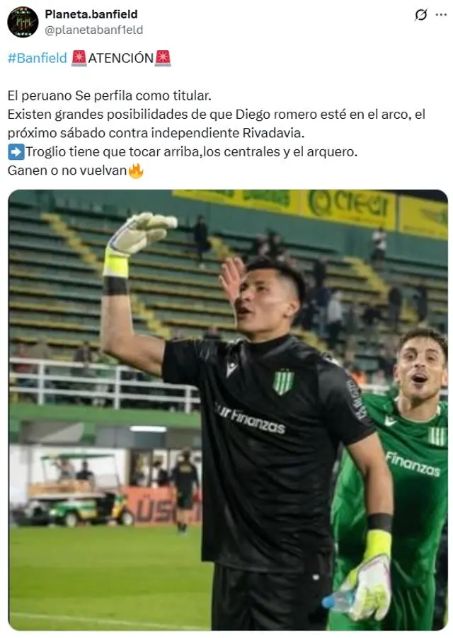 Diego Romero, Banfield Diego Romero, Banfield