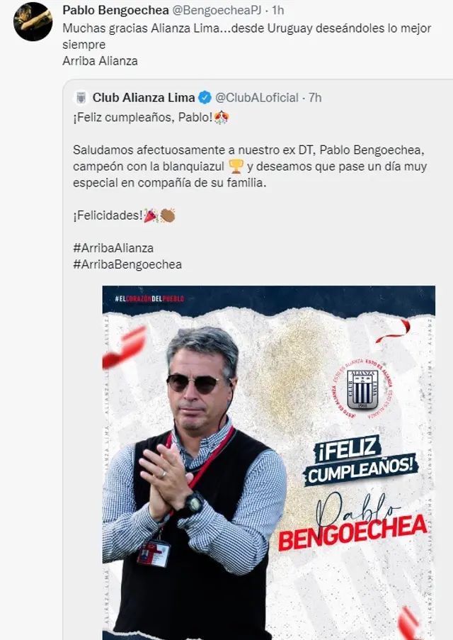 <strong>Twitter, Pablo Bengochea</strong> <strong>Twitter, Pablo Bengochea</strong>