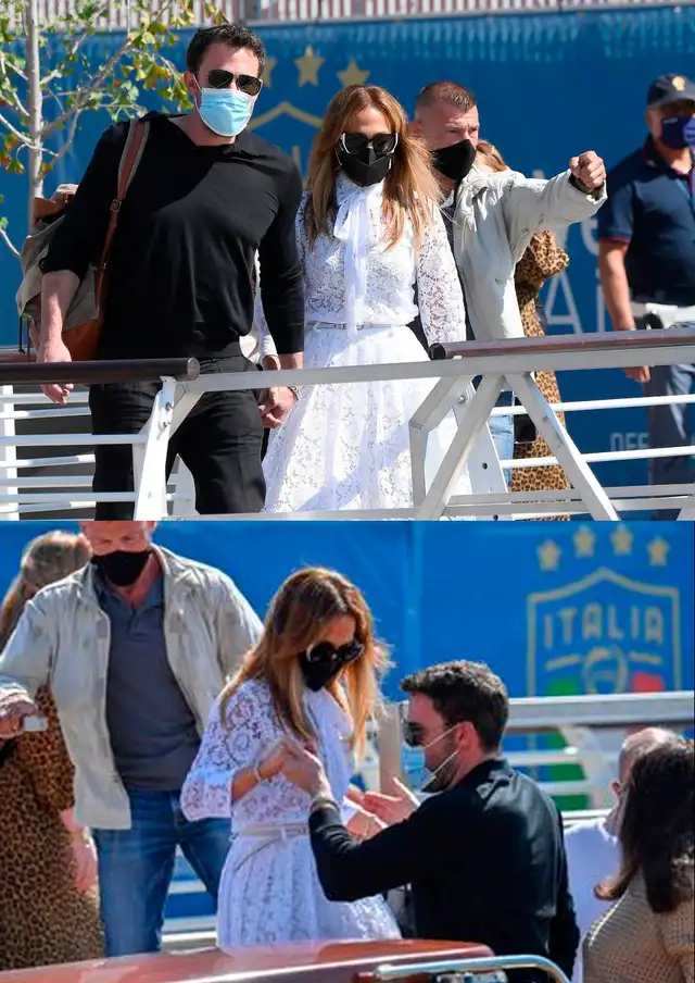 Jennifer López y Ben Affleck.   