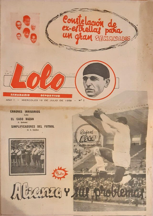 Lolo Fernández, Universitario de Deportes, semanario Lolo