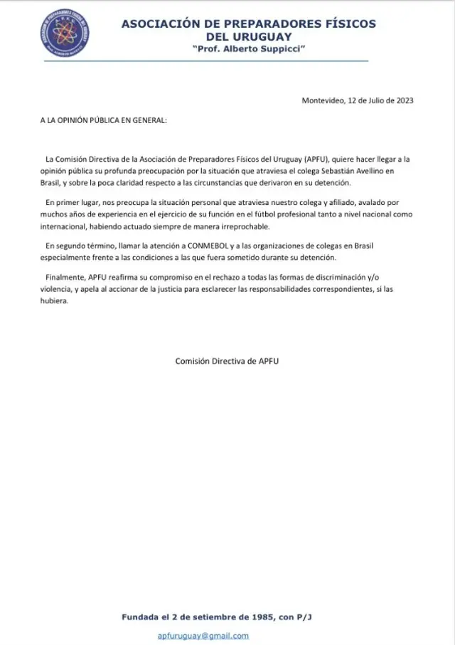 Asociación de Preparadores Físicos del Uruguay 