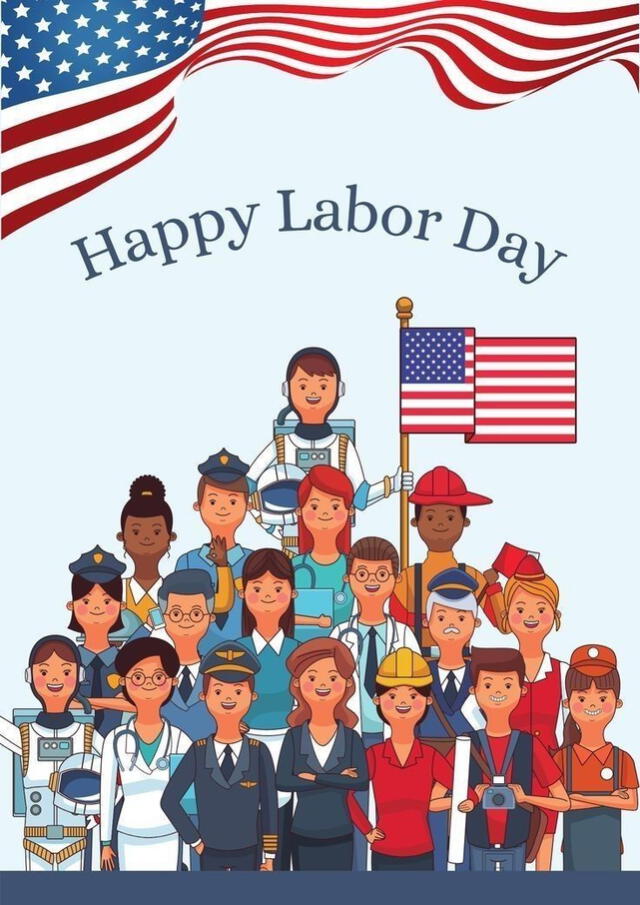 <em> Flyer para compartir por Labor Day en EE. UU. / Foto: Jacquelinmcconnell - Pinterest </em>   