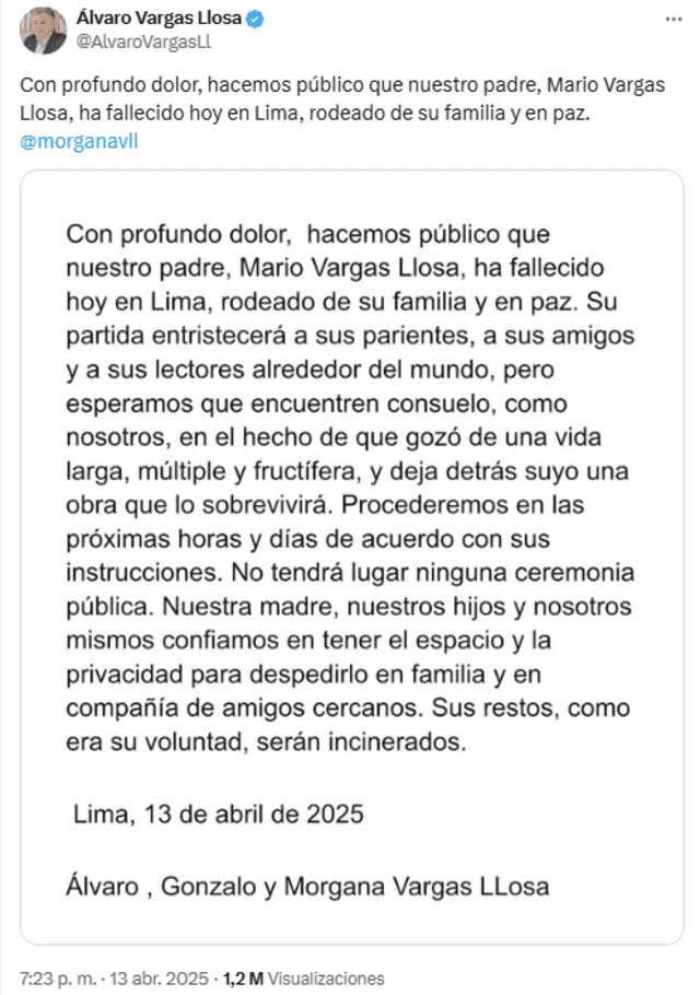Mario Vargas Llosa