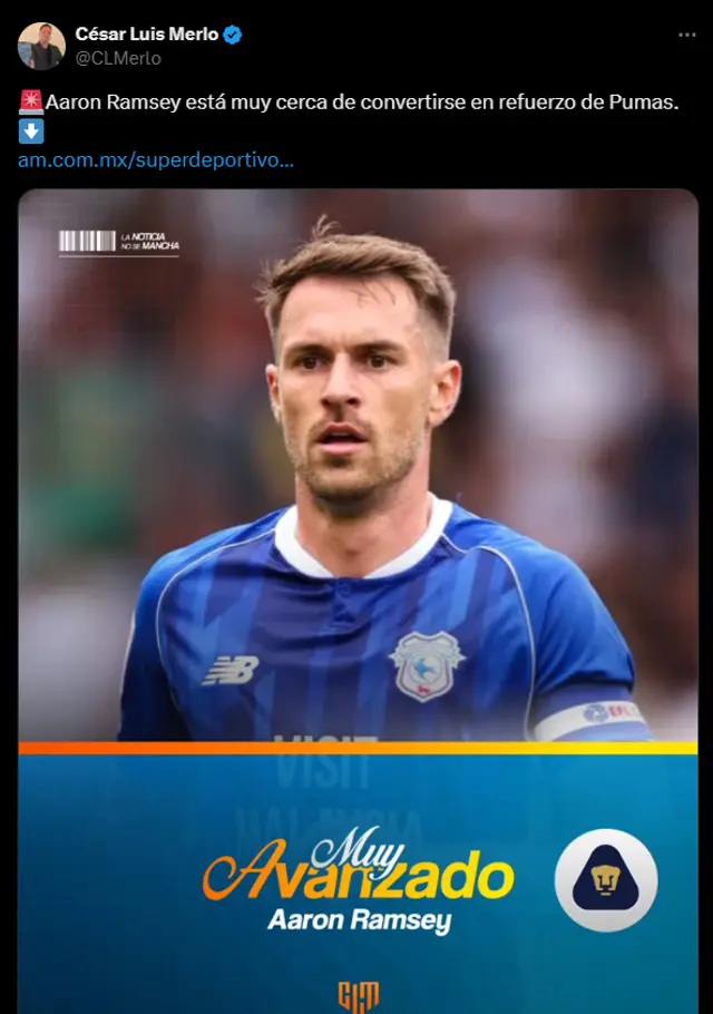 Aaron Ramsey, Pumas UNAM Aaron Ramsey, Pumas UNAM