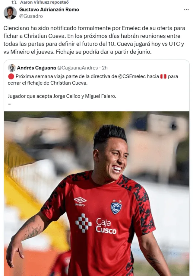 Christian Cueva, Emelec