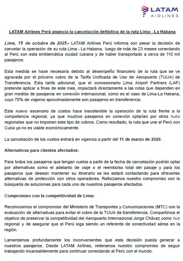 LATAM Airlines Perú LATAM Airlines Perú