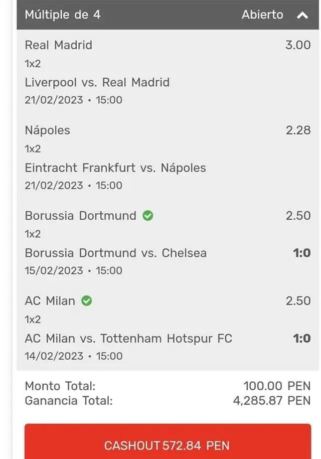 Cartilla Champions League