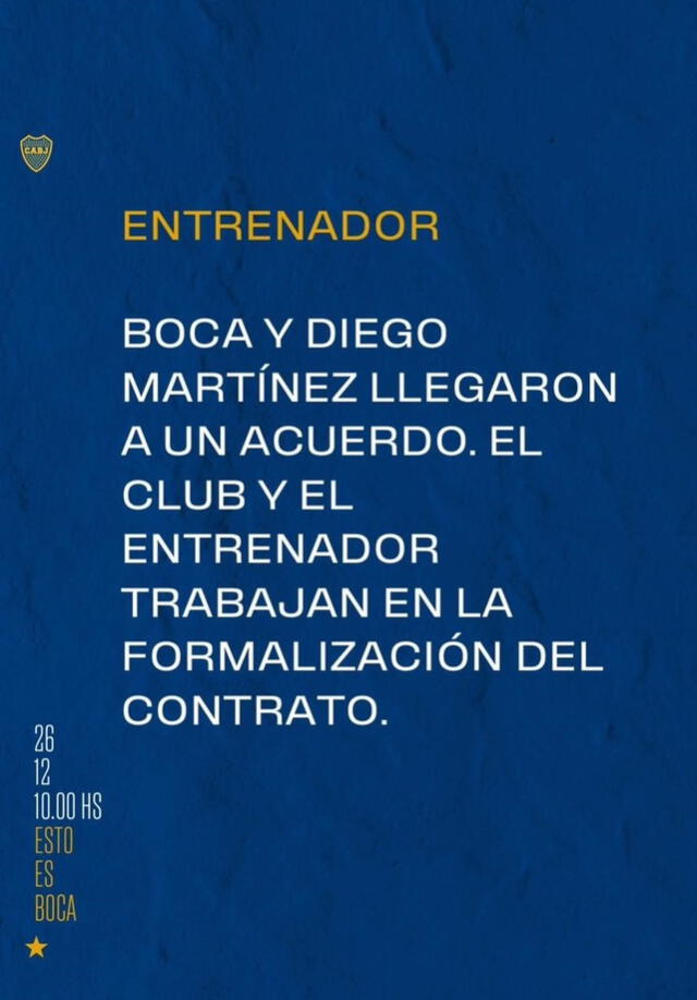 Diego Martínez, Boca Juniors