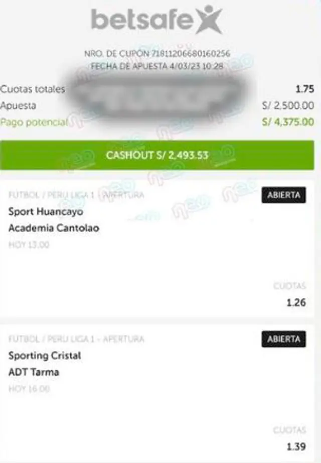 Sporting Cristal vs ADT