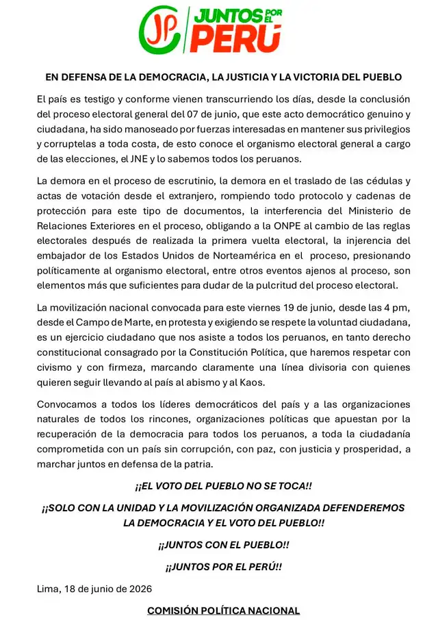 Juntos por el Perú Juntos por el Perú