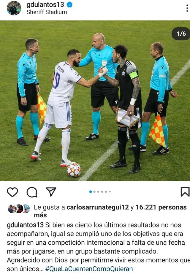 (Foto: Instagram Gustavo Dulanto)   