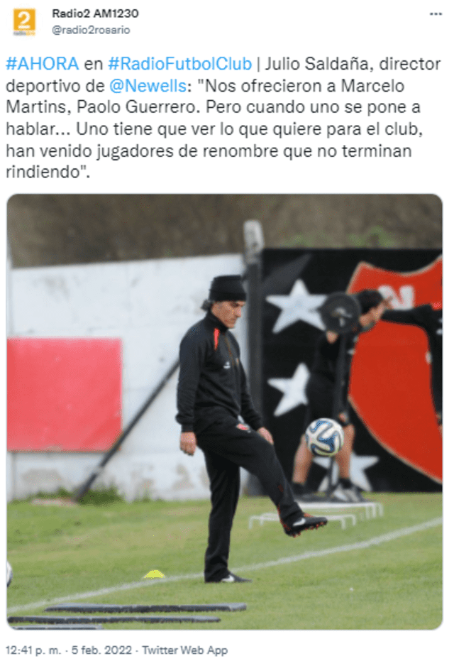 Julio Saldaña se refirió a la no incorporación de Paolo Guerrero. Julio Saldaña se refirió a la no incorporación de Paolo Guerrero.