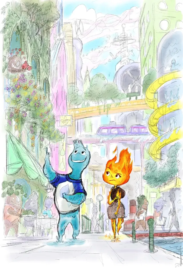 <strong>Arte conceptual de "Elemental"</strong>   