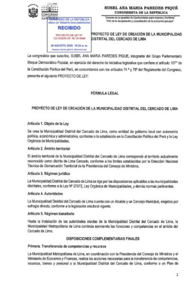 Congreso de la República