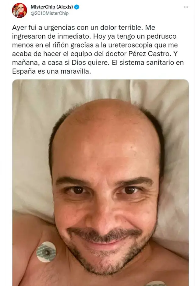 MisterChip internado urgencias Twitter seguidores preocupa MisterChip internado urgencias Twitter seguidores preocupa