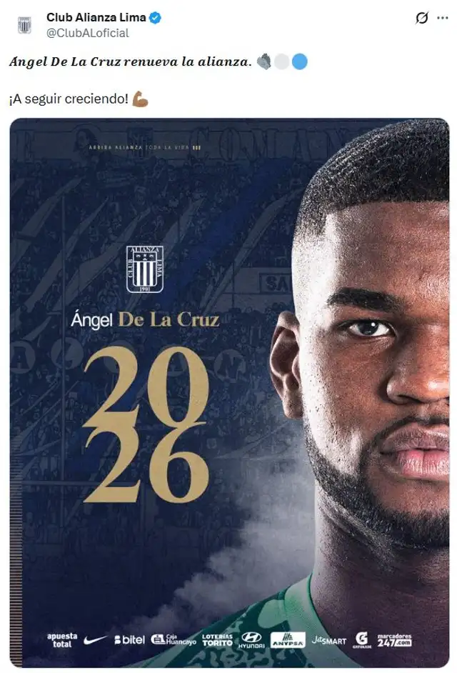 Ángel de la Cruz, Alianza Lima