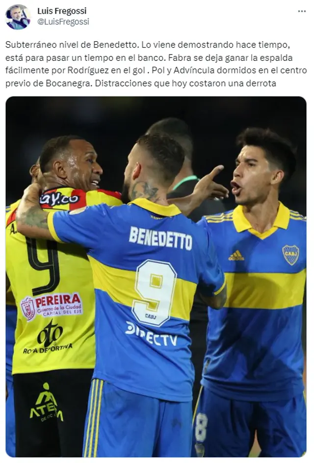Periodista argentino señaló que Advíncula se durmió en gol de Rodríguez.