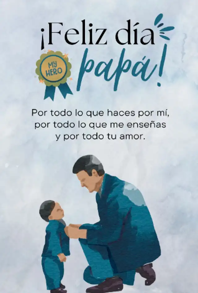 Celebra el Día del Padre en España este 19 de marzo.  