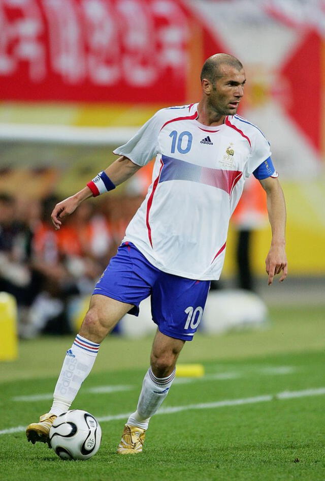  Zinedine Zidane mejor jugador en Alemania 2006.   