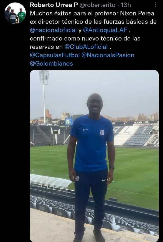 Alianza Lima contrató a Nixon Perea.