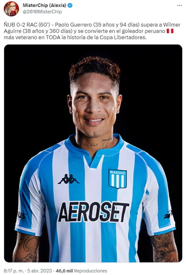 Paolo Guerrero consiguió récord en Copa Libertadores.
