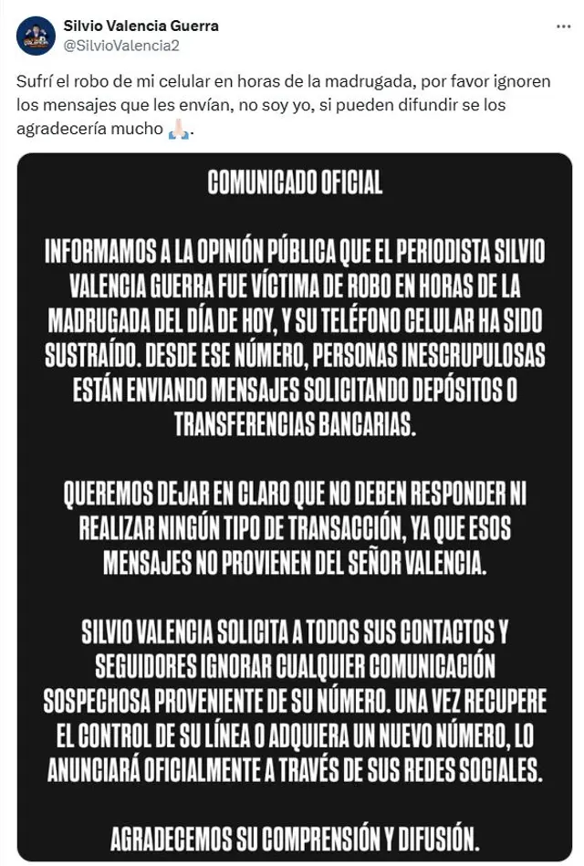 Silvio Valencia Silvio Valencia