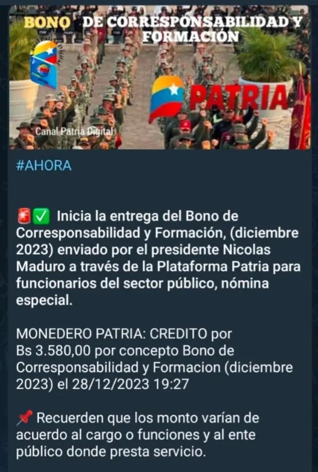 Bono de 100 dólares