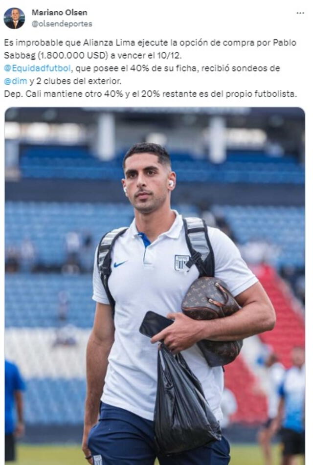 Periodista colombiano reveló los destinos de Pablo Sabbag