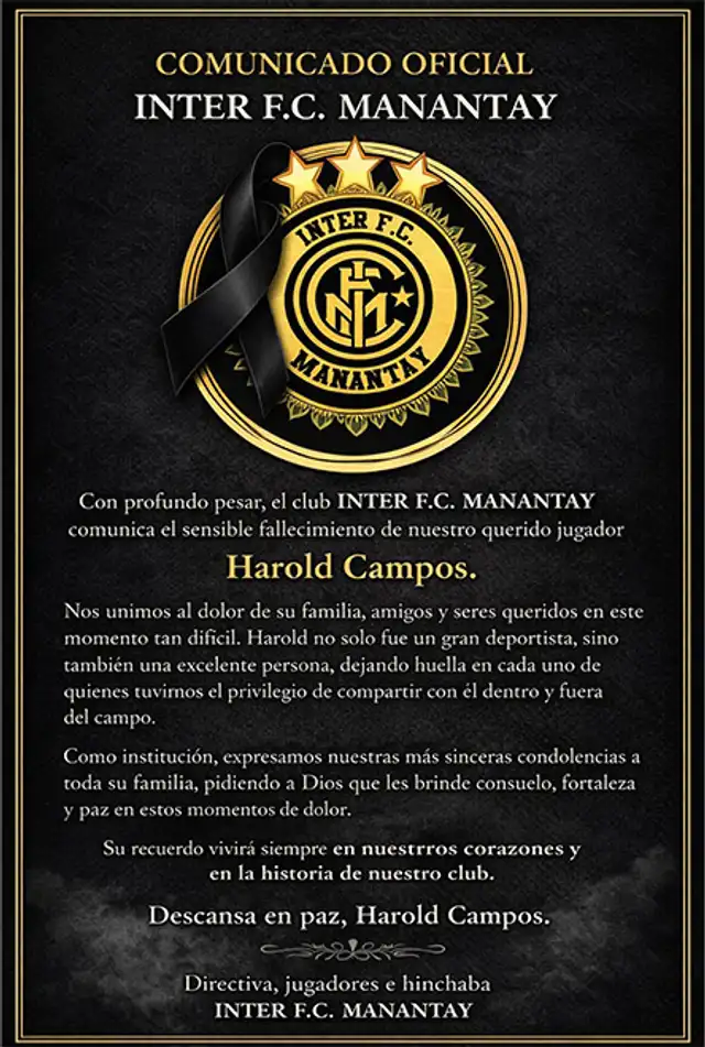 Inter FC Manantay, Harold Campos Inter FC Manantay, Harold Campos