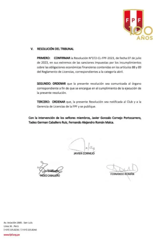 Federación Peruana de Fútbol