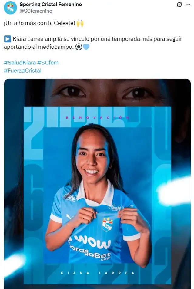 Kiara Larrea, Sporting Cristal Kiara Larrea, Sporting Cristal