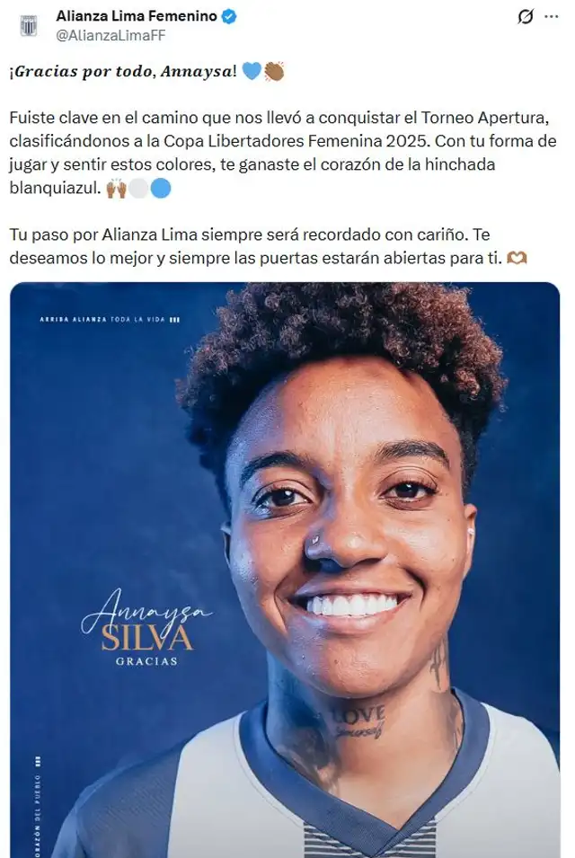 Alianza Lima, Annaysa Silva