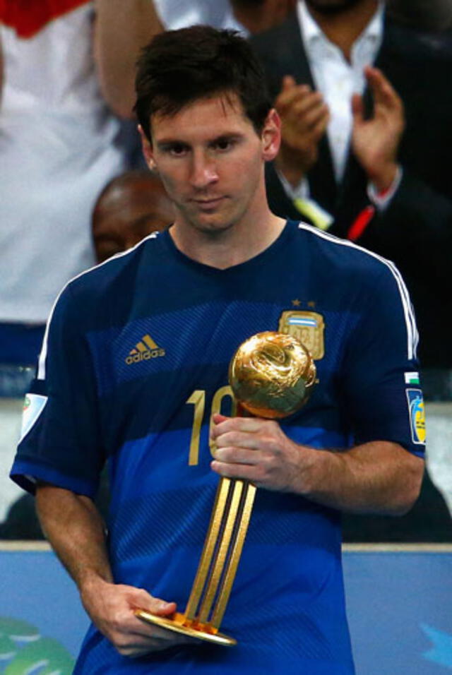  Lionel Messi Balón de Oro Brasil 2014.   