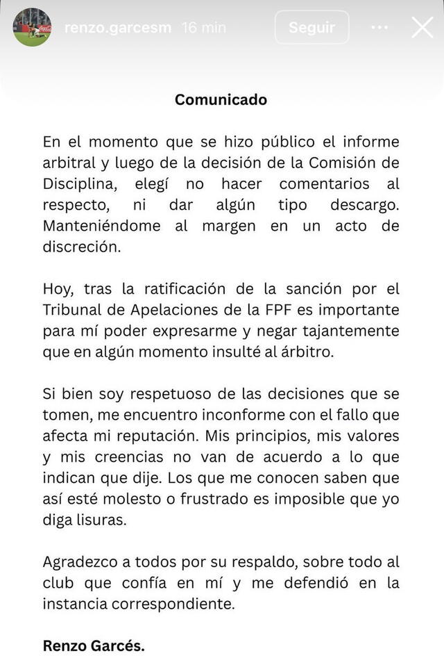 Renzo Garcés Renzo Garcés