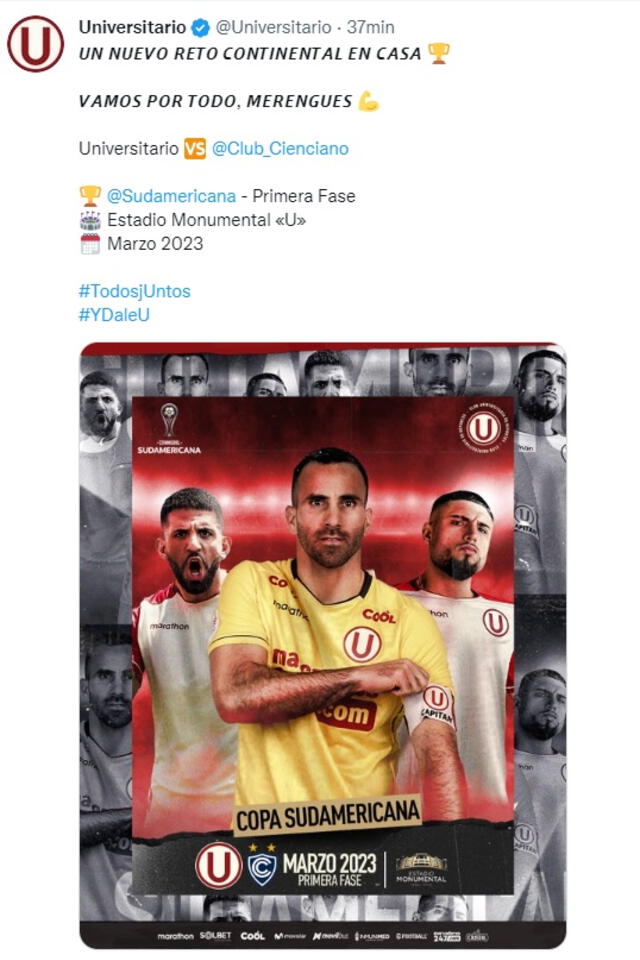 Universitario vs Cienciano Estadio Monumental