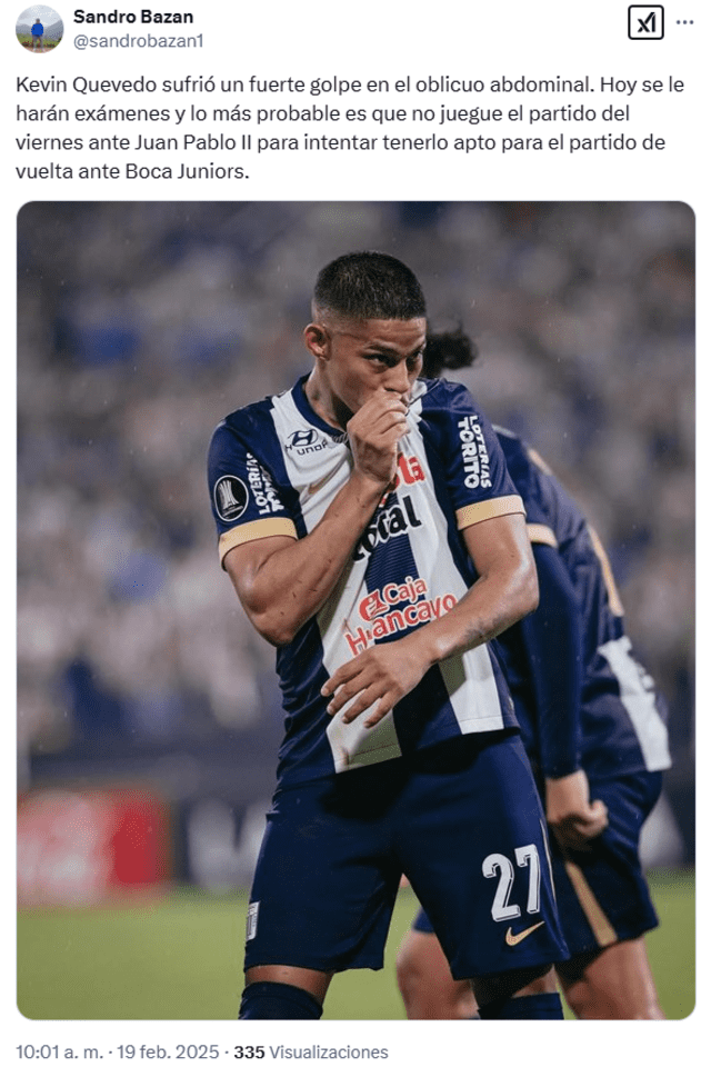 Kevin Quevedo, Alianza Lima Kevin Quevedo, Alianza Lima