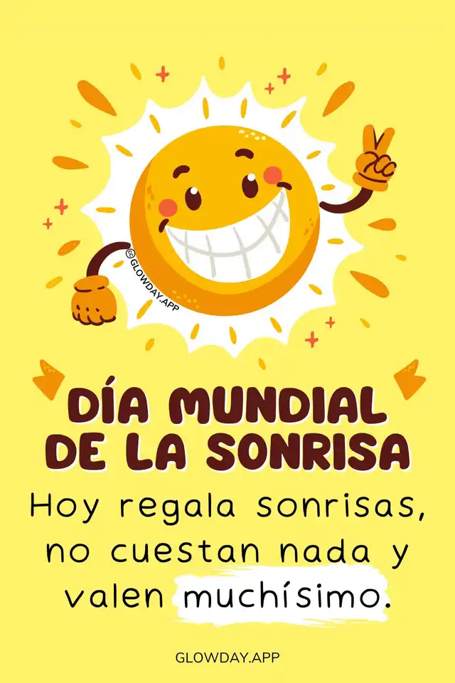 Día mundial de la sonrisa 2026 