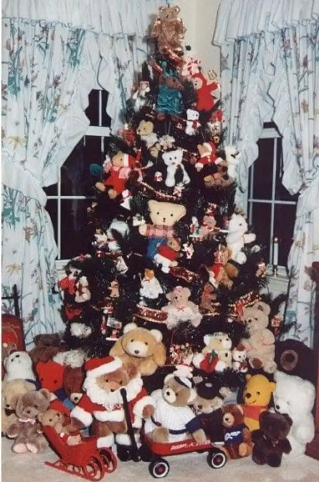 árbol de Navidad de peluches