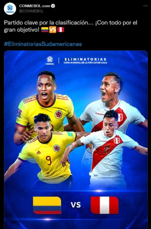 Perú vs Colombia Perú vs Colombia