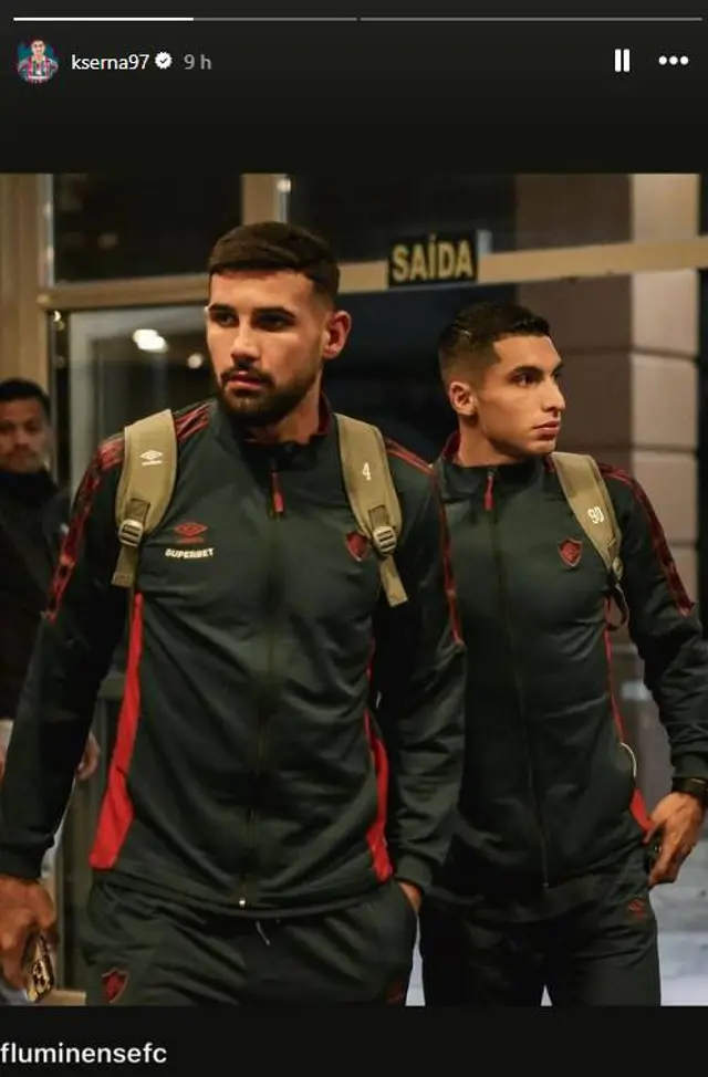 La publicación de Serna tras llegar a Fluminense | Foto: Instagram Kevin Serna La publicación de Serna tras llegar a Fluminense | Foto: Instagram Kevin Serna