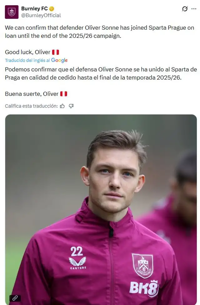 Oliver Sonne, Burnley Oliver Sonne, Burnley