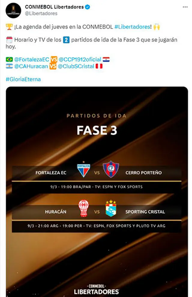 Sporting Cristal vs Huracán