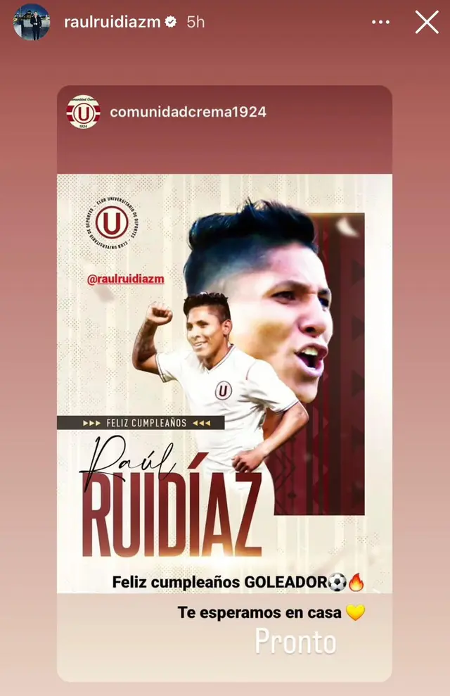 Respuesta de Ruidíaz a hincha crema 