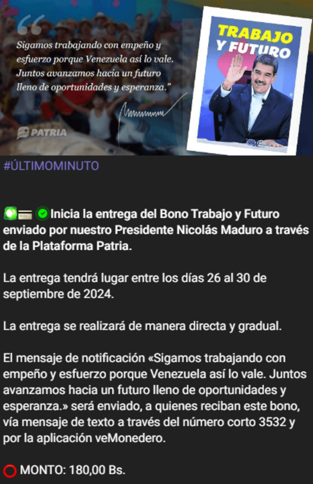 Segundo Bono Especial