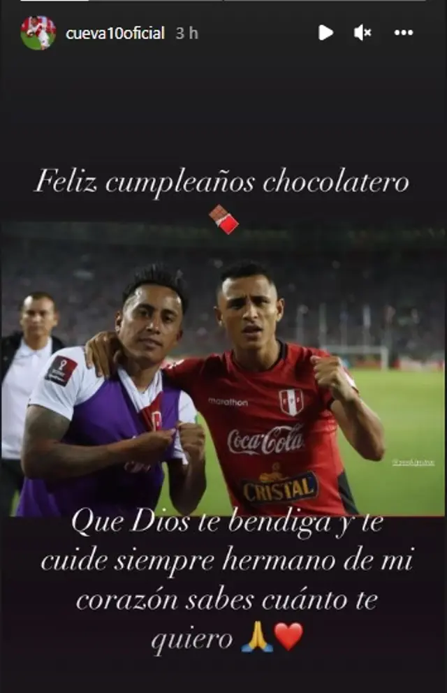 christian cueva, instagram, yoshimar yotún