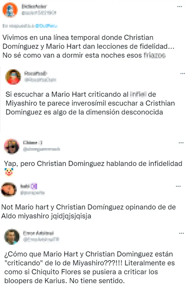 Christian Domínguez y Mario Hart Christian Domínguez y Mario Hart