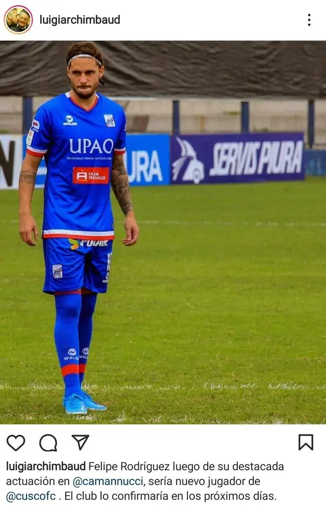 Felucho sería nuevo jugador de Cusco FC. Felucho sería nuevo jugador de Cusco FC.
