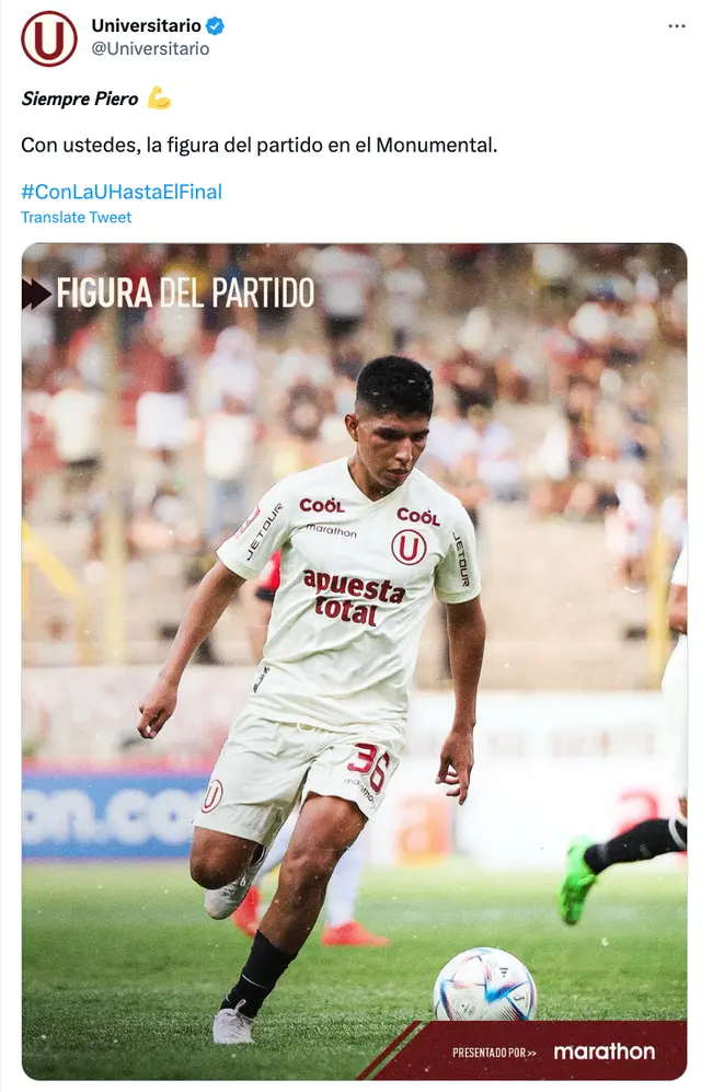 Universitario de Deportes.
