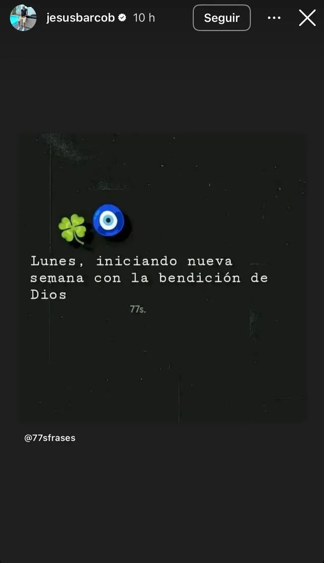 La publicación de Jesús Barco en Instagram   